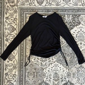 Black workout top